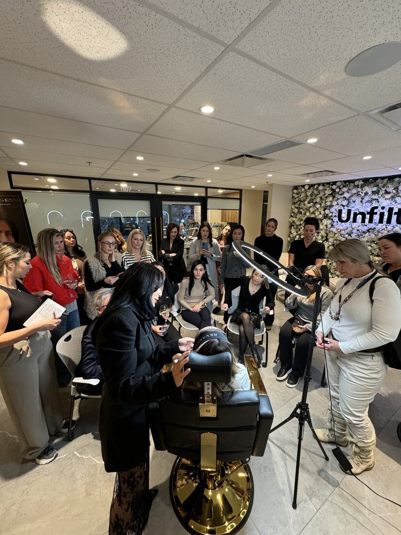 Injectors attending Nurse Yara's aesthetics masterclass